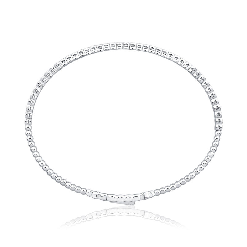 Diamond 1/2ctw. Bangle in Sterling Silver image number null